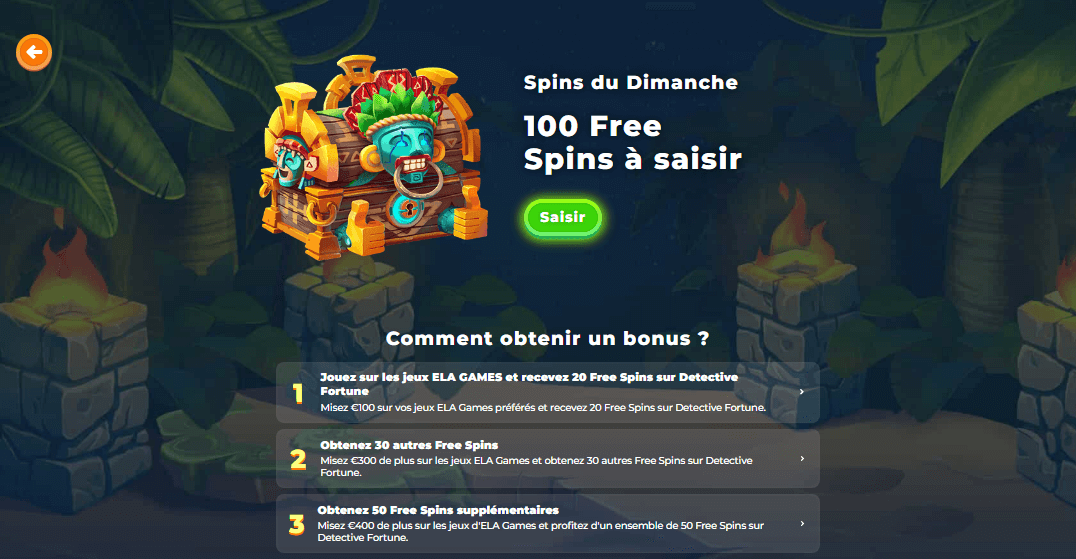 Tours gratuits au casino Wazamba